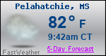 Weather Forecast for Pelahatchie, MS