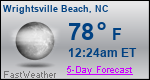 Weather Forecast for Wrightsville Beach, NC
