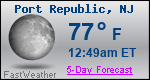 Weather Forecast for Port Republic, NJ
