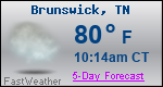 Weather Forecast for Brunswick, TN