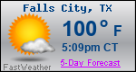 Weather Forecast for Falls City, TX