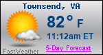 Weather Forecast for Townsend, VA