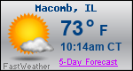 Weather Forecast for Macomb, IL