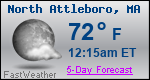 Weather Forecast for North Attleboro, MA