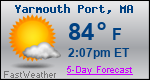 Weather Forecast for Yarmouth Port, MA