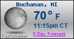 Weather Forecast for Buchanan, MI