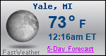 Weather Forecast for Yale, MI