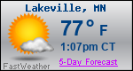 Weather Forecast for Lakeville, MN