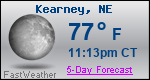 Weather Forecast for Kearney, NE