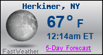 Weather Forecast for Herkimer, NY