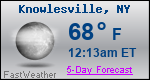 Weather Forecast for Knowlesville, NY