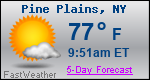 Weather Forecast for Pine Plains, NY