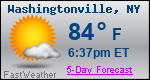 Weather Forecast for Washingtonville, NY