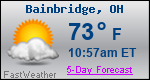 Weather Forecast for Bainbridge, OH