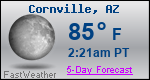 Weather Forecast for Cornville, AZ