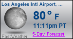 Weather Forecast for Los Angeles International Airport, CA