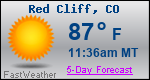 Weather Forecast for Red Cliff, CO