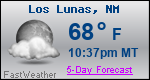 Weather Forecast for Los Lunas, NM