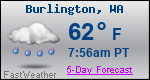 Weather Forecast for Burlington, WA