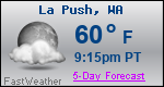 Weather Forecast for La Push, WA