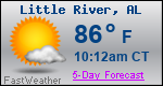 Weather Forecast for Little River, AL