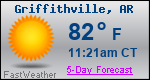 Weather Forecast for Griffithville, AR