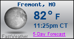 Weather Forecast for Fremont, MO