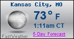Weather Forecast for Kansas City, MO