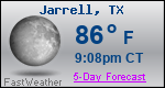 Weather Forecast for Jarrell, TX