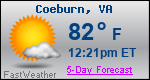 Weather Forecast for Coeburn, VA