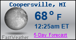 Weather Forecast for Coopersville, MI