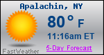 Weather Forecast for Apalachin, NY