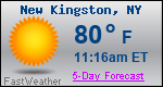 Weather Forecast for New Kingston, NY