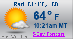 Weather Forecast for Red Cliff, CO