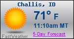 Weather Forecast for Challis, ID