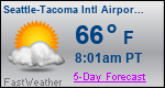 Weather Forecast for Seattle-Tacoma International Airport, WA
