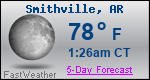 Weather Forecast for Smithville, AR