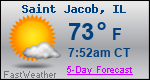 Weather Forecast for Saint Jacob, IL