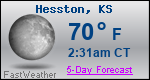 Weather Forecast for Hesston, KS