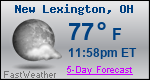 Weather Forecast for New Lexington, OH