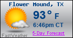 Weather Forecast for Flower Mound, TX