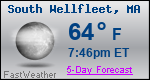 Weather Forecast for South Wellfleet, MA
