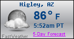 Weather Forecast for Higley, AZ