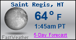 Weather Forecast for Saint Regis, MT
