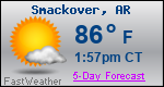 Weather Forecast for Smackover, AR