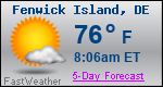 Weather Forecast for Fenwick Island, DE