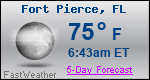 Weather Forecast for Fort Pierce, FL