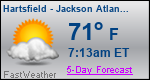 Weather Forecast for Hartsfield - Jackson Atlanta International Airport, GA