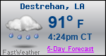 Weather Forecast for Destrehan, LA