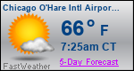 Weather Forecast for Chicago O'Hare International Airport, IL